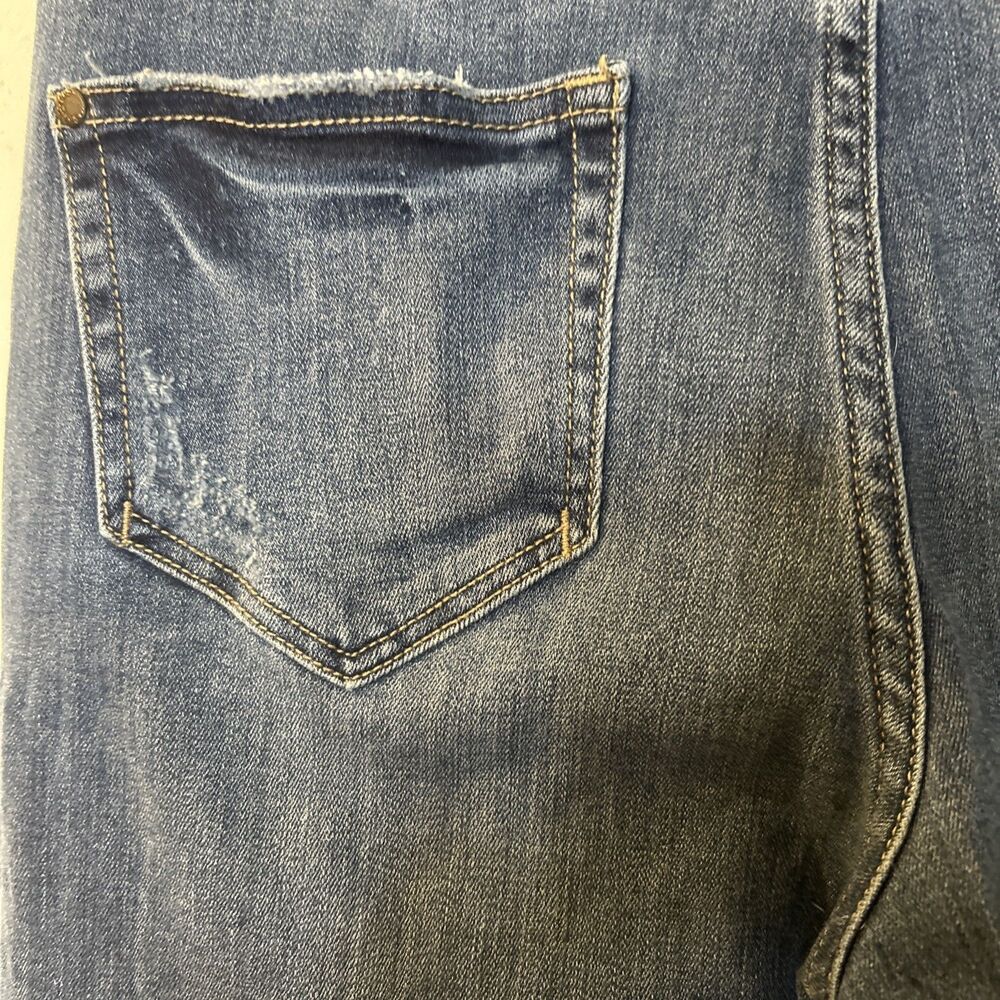 Sundance Womens Jeans Primrose Mid Rise Crop Boho Distressed Blue 29 Flawed - Picture 10 of 16